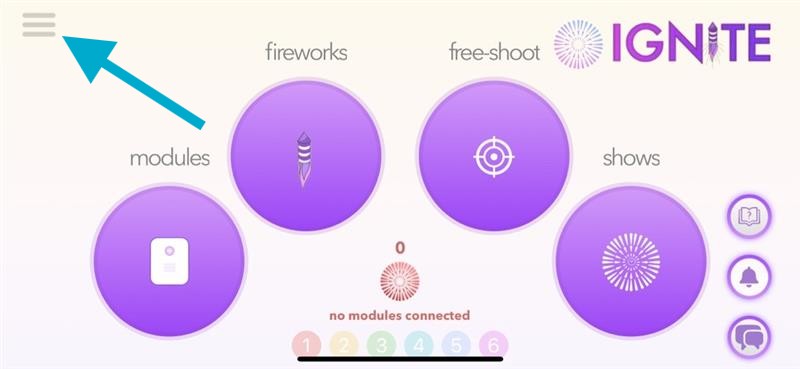 Home Screen With Arrow Pointing to Hamburger Menu.jpg