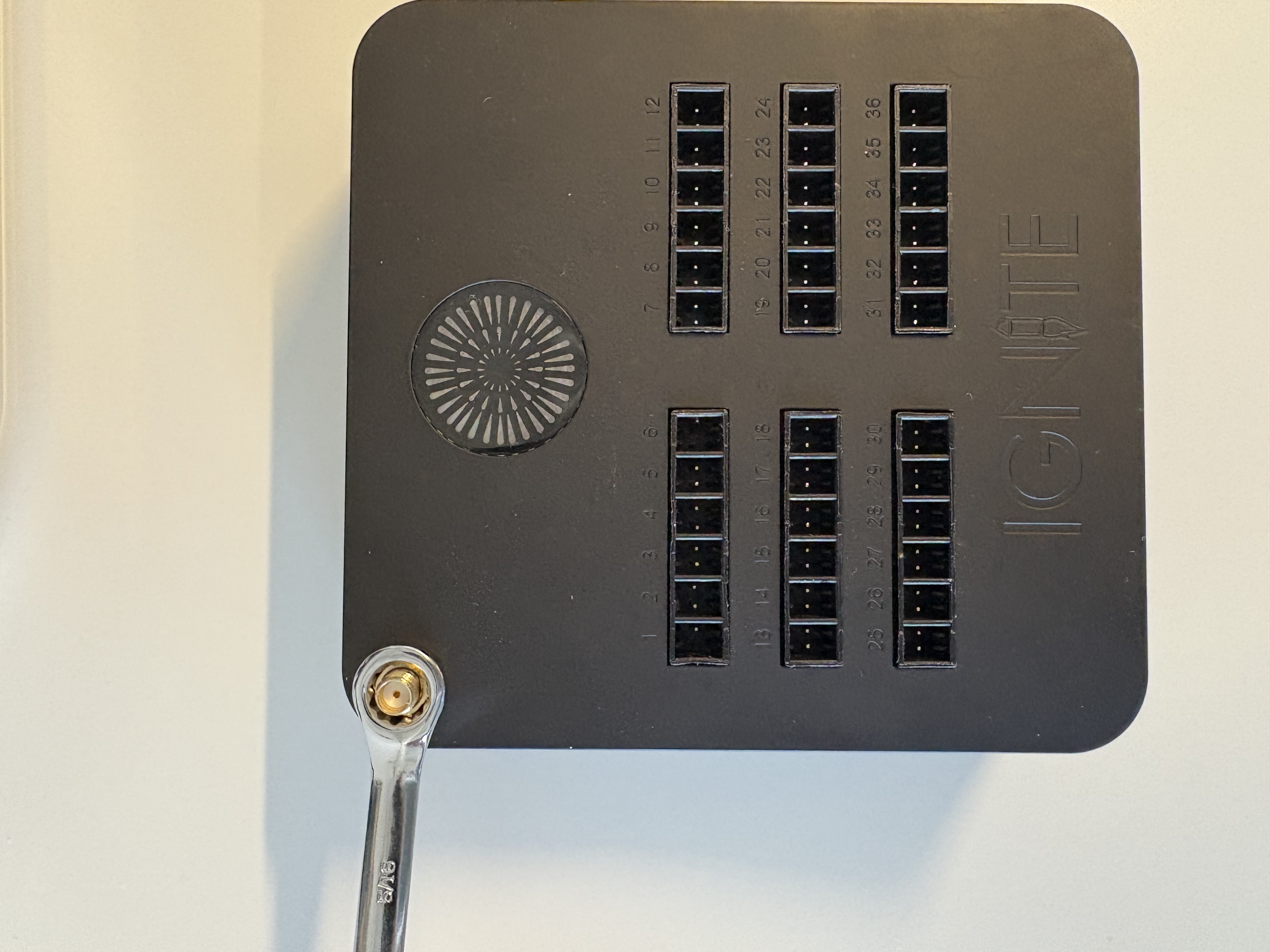 Removing antenna nut and washer