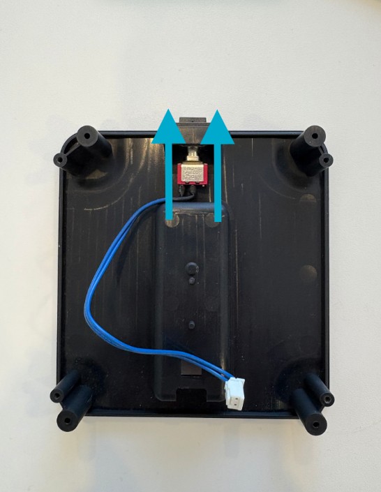 Power button being removed