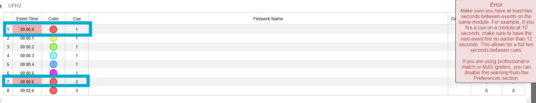 Tight Sequence Example