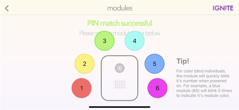 Module Pairing Assign Color