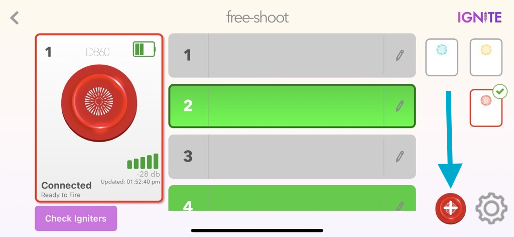 Multi-module selection screen