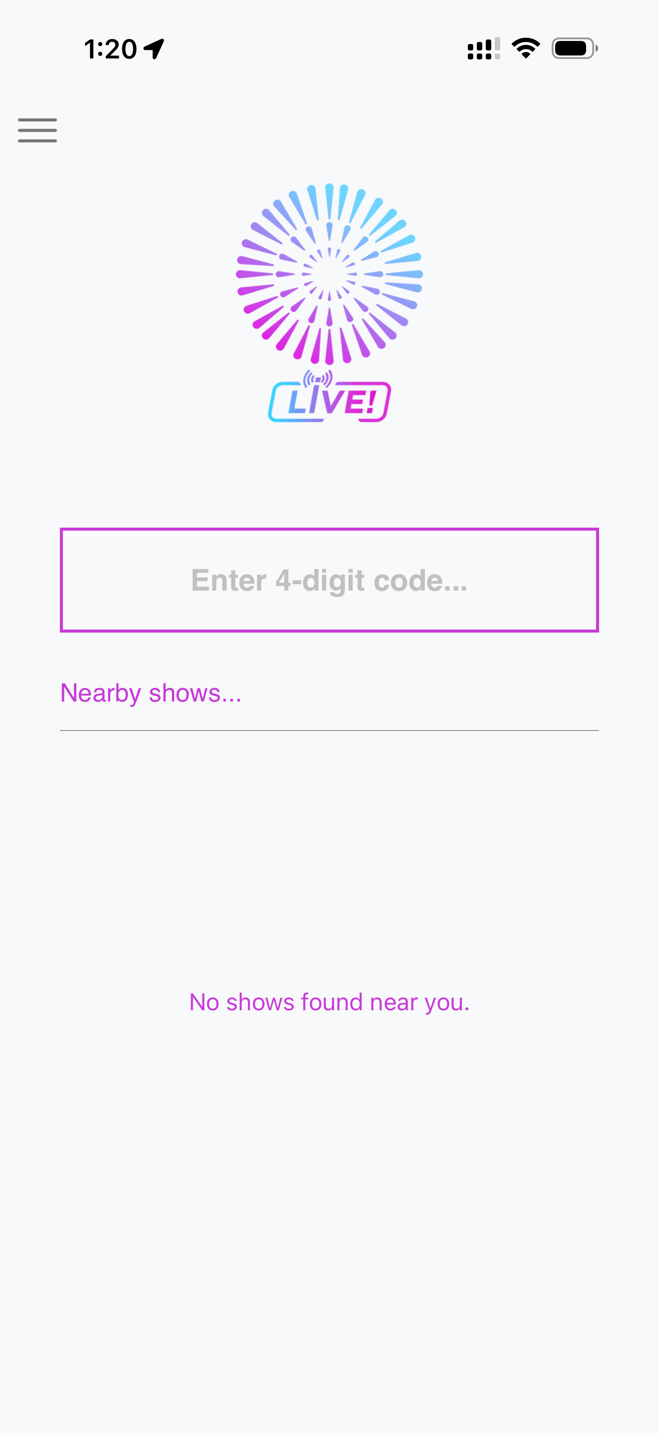 EnterIGNITELIVEShowCode.png