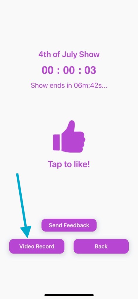 IGNITE LIVE! Show Playing Arrow Pointing To Video Record Button.jpg