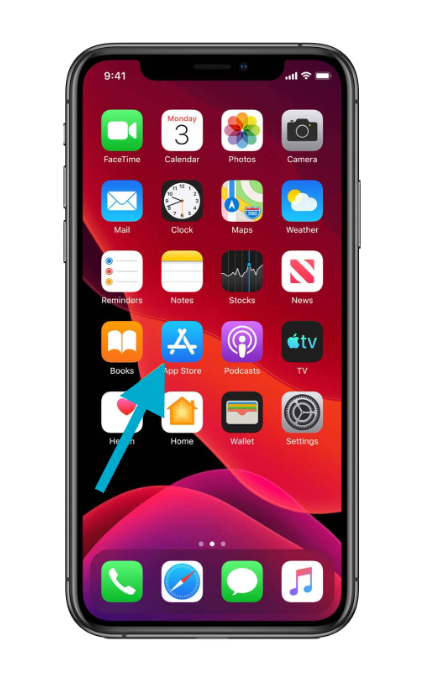 App Store icon on iPhone home screen